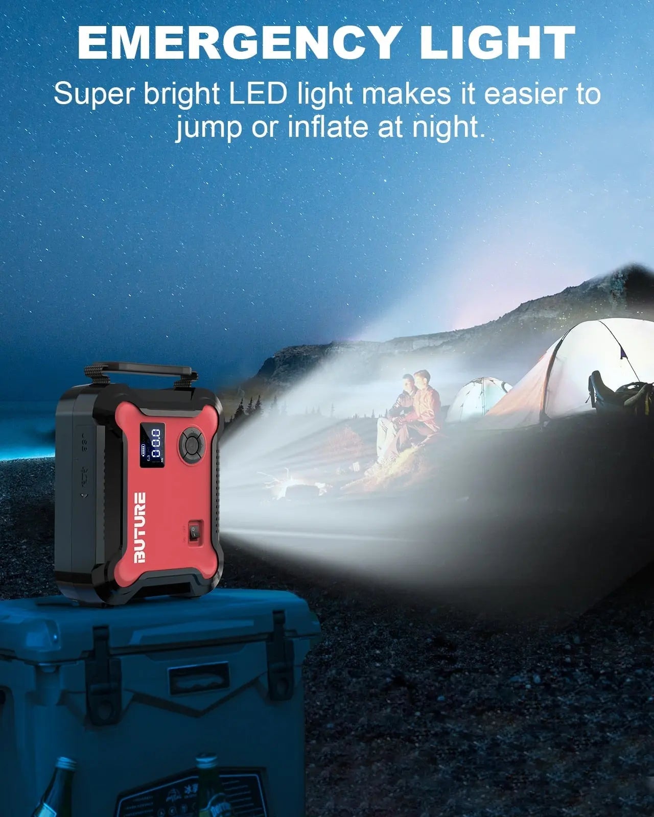 5in1 Auto Starthilfe Powerbank mit Luftkompressor, 3500A 26800mAh 150 PSI Led 5in1 Auto Starthilfe Powerbank mit Luftkompressor, 3500A 26800mAh 150 PSI Led